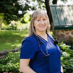 Dr. Kate Sharon of Nonantum Veterinary Clinic